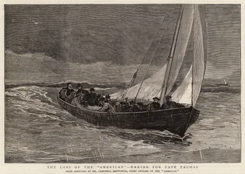 Der Verlust des Amerikaners, auf dem Weg nach Cape Palmas